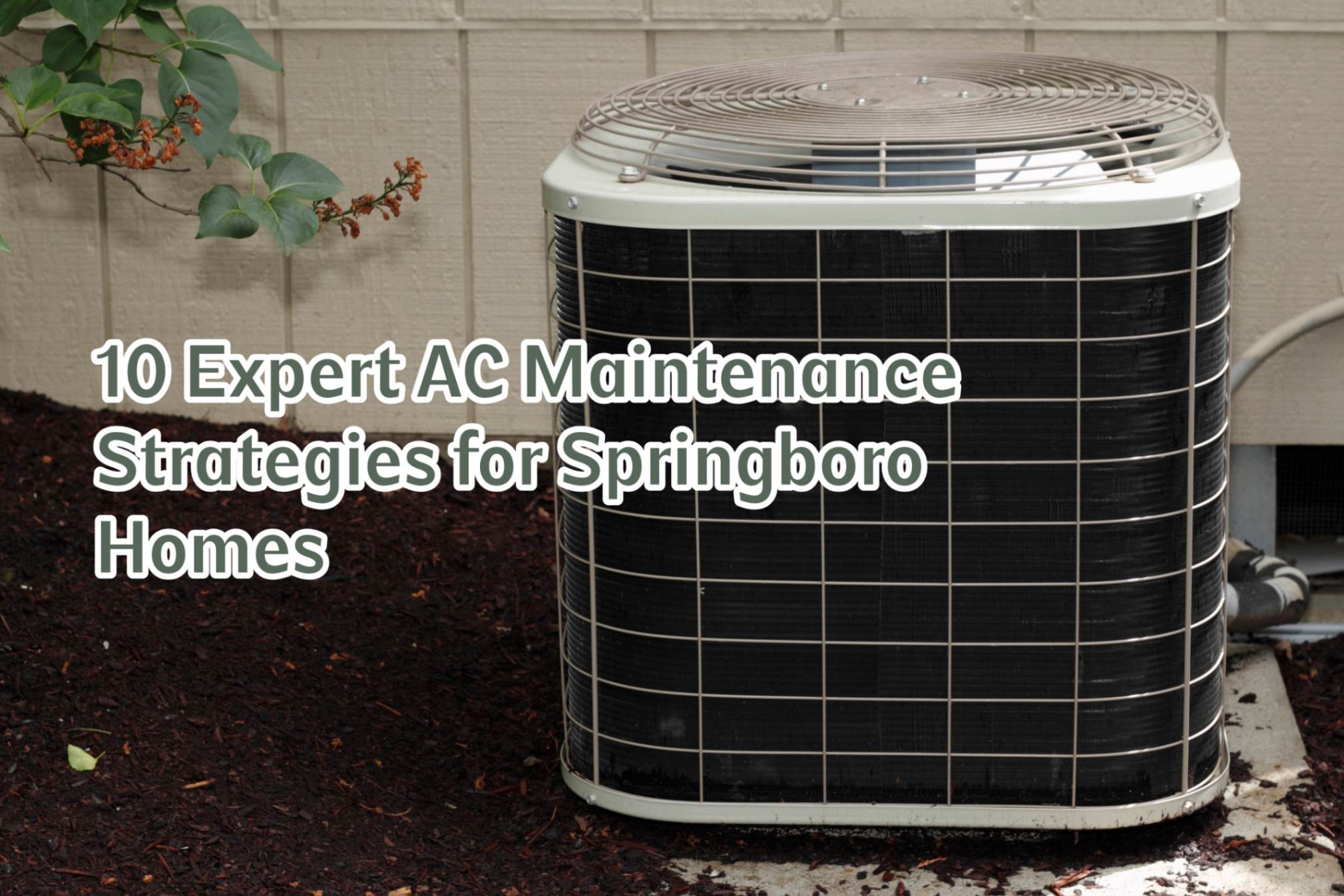 Springboro Ohio HVAC blog on essential AC maintenance tips.