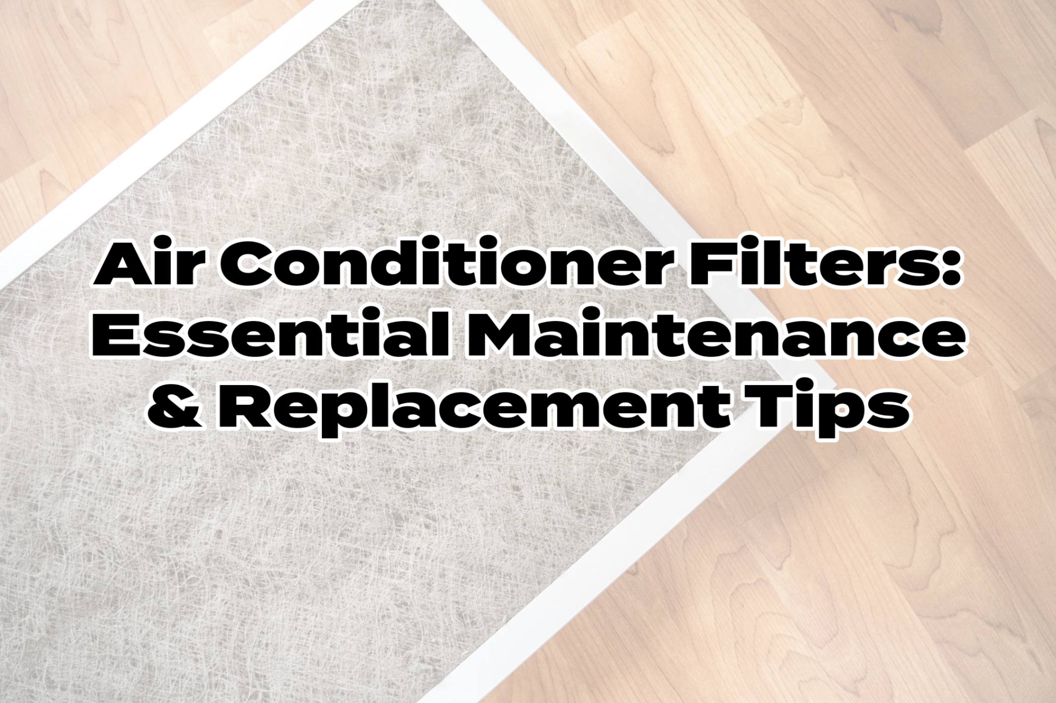 Springboro, Ohio HVAC blog on how to clean your replace your air conditioner filters.